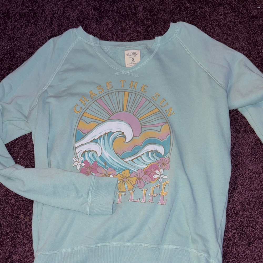 Salt Life Light Blue Sweatshirt